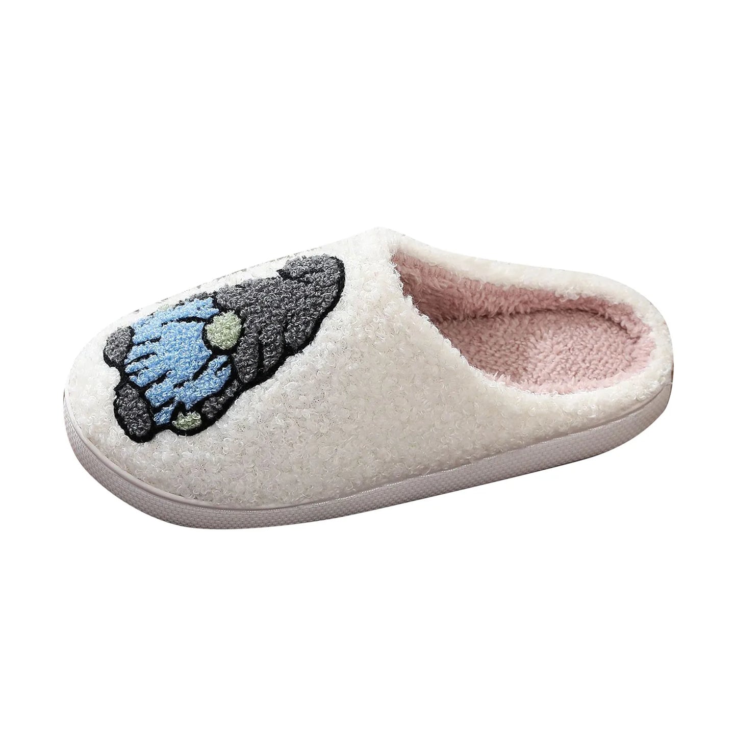 New Christmas Slippers Winter Home Warm Women Slippers House Girl Slides Bedroom Ladies Cotton Female Soft Plush Shoes