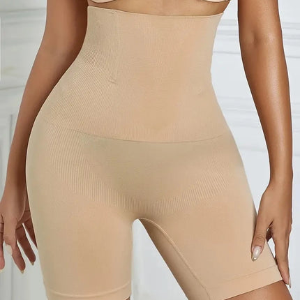 High Waist Shaping Boyshort Panties, Tummy Control Butt Lifting Slim Shorts, Women's Underwear & Shapewear