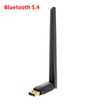 150M Bluetooth 5.4 Adapter USB Bluetooth Dongle Driver Free for Windows 11/10/8.1 Mouse Keyboard Audio Receiver Transmitter