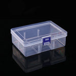 Clear Plastic Box Rectangular Box Screwdrivers Bits Tools Bleads Dustproof Waterproof Packing Storage Cases Container