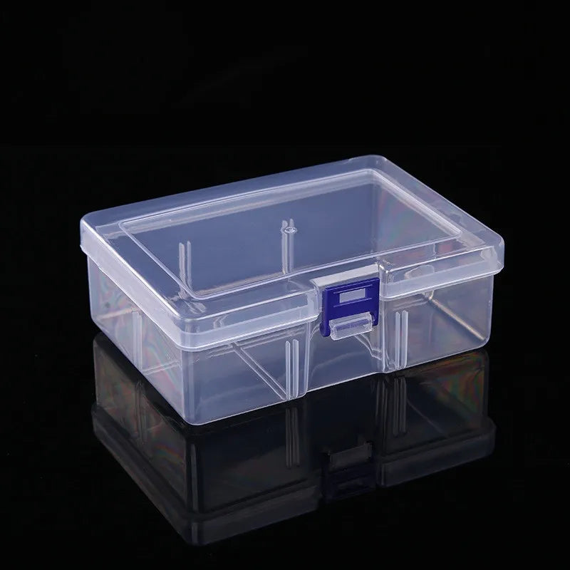 Clear Plastic Box Rectangular Box Screwdrivers Bits Tools Bleads Dustproof Waterproof Packing Storage Cases Container