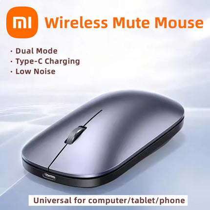 Xiaomi Wireless Mouse Type-C Charging Silent Click Portable Office Ergonomic Laptop Universal Lightweight Office Game No-Noise