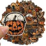 50/100PCS Retro Halloween Stickers Terrifying Pumpkin Luggage Phone Graffiti Laptop Wall Scrapbook Motorcycle DIY Kids Gifts