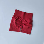 Summer High-Waist Women's Yoga Shorts Breathable Fitness Butt Lift Sports Running Shorts Cycling Push-Up Workout Gym Shorts