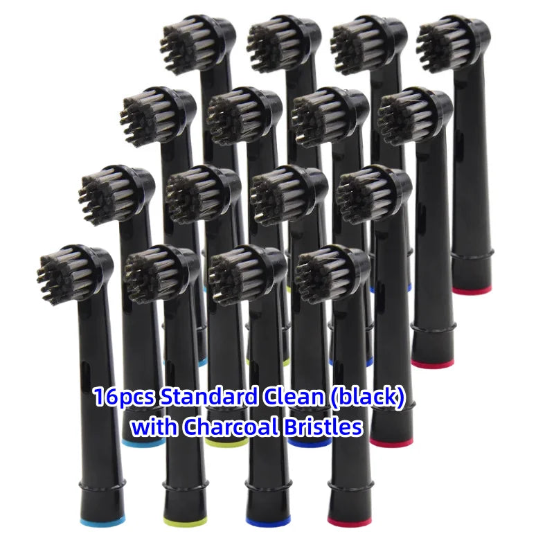 16/20PCS Brush Head nozzles for Oral B Electric Toothbrush Replacement Head Refill Sensitive Floss Cross Action for Oralb