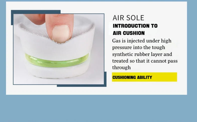 1Pair Height Increase Insole for Feet Comfort Plantar Fasciitis Shoes Insoles Men Women Sports Air Shock Absorbing Shoe Pads