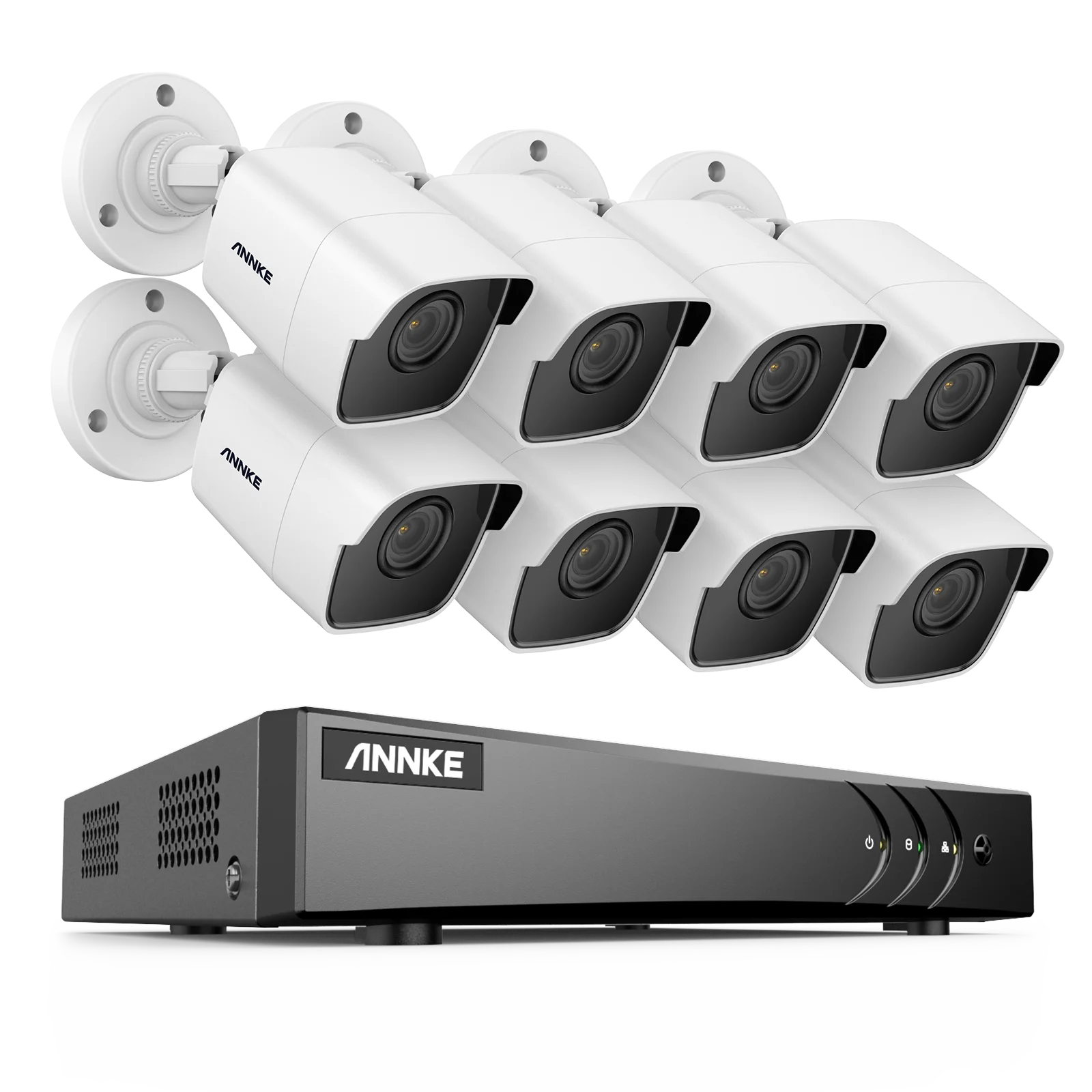 ANNK H.265+ 5MP Lite Ultra HD 8CH DVR CCTV Security System 4/8PCS Outdoor 5MP EXIR Night Vision Camera  Video Surveillance Kit