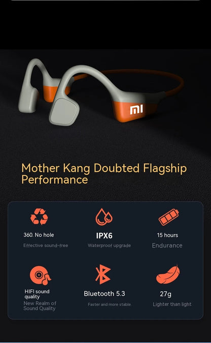 XIAOMI Neckband Wireless Earphone I18PRO Bluetooth 5.3 Earbuds Bone Conduction Waterproof Sports Headset Open Ear Headphones