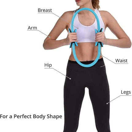 Yoga Fitness Pilates Ring Yoga Ring Open Back Ring Magic Ring Pelvic Floor Muscle Training Yoga Supplies Pilates Ring