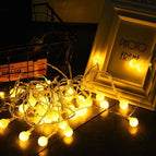 Warm White Ball / 3M 20Leds / USB Plug