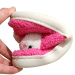 cute Ghost Plush Slipper Women Winter Warm Indoor Non Slip House Shoes Halloween Slippers Home Footwear Soft Cozy Slides fluffy