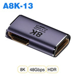 HDMI-compatible Cable Adapter mini micro hdmi to HDMI 2.1 Converter 48Gpbs 8K60HZ 4K120HZ for HDTV Projector PS4 PS5 Laptop PC