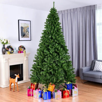 [UK STOCK] 90cm-210cm Christmas tree PVC Green Tree Christmas Artificial Tree,Christmas tree Indoor Outdoor DIY Christmas tree