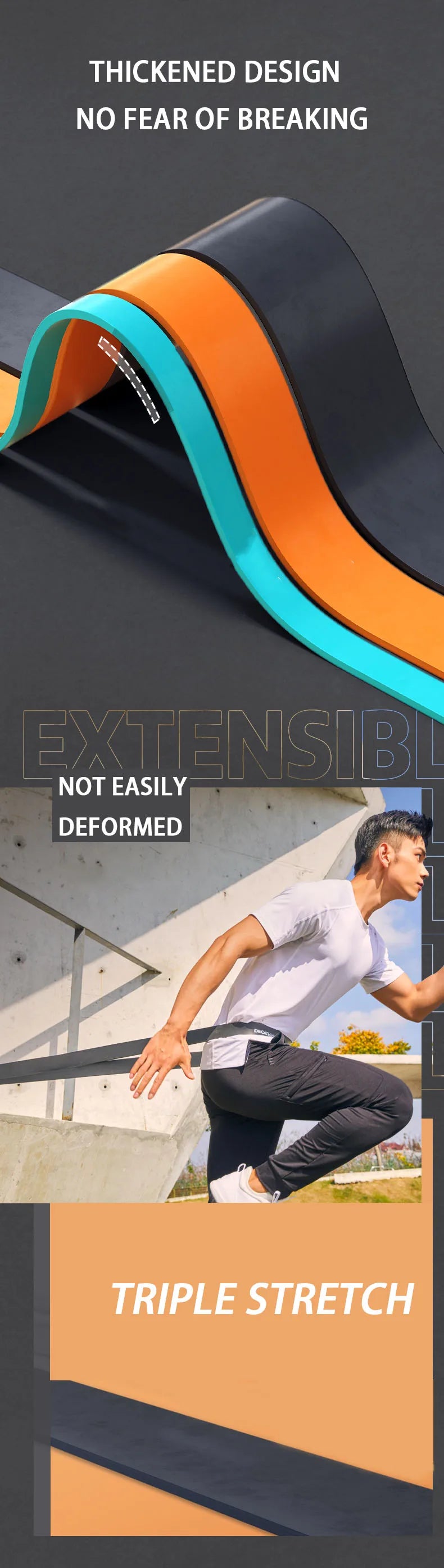 Resistance Band Set Pull Up Assistance Bands Stretch Band Resistance Heavy Workout Exercise for Physical Therapy Home Workouts