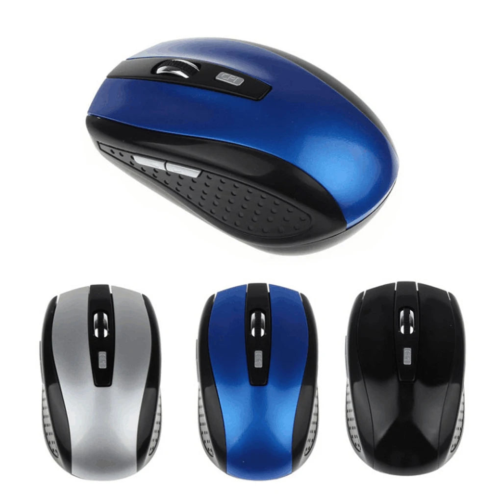 2.4G Wireless Mouse Bluetooth Mouse Ergonomic 800/1200/1600DPI 6 Mute Buttons Mouse For MacBook Tablet Laptops Computer PC