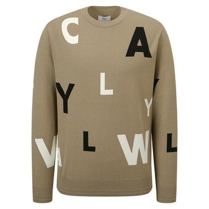 CALLAWAY High-end Men's Knitted Sweater! New Style! Luxury Brand Letter Golf Apparel, Trendy Design, A Must-have for Autumn!