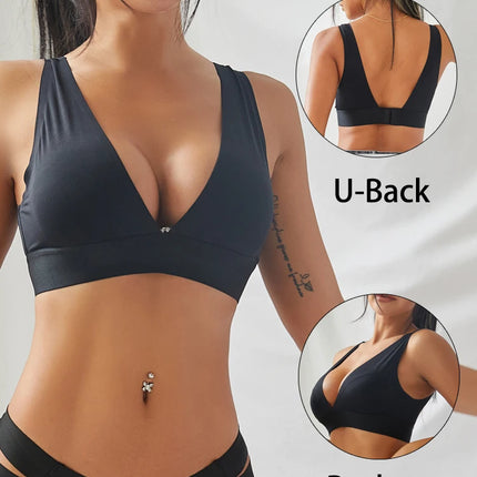 Seamless Bras for Woman Push Up Underwear Padded Bralette One Piece Brassiere Wireless Comfort Intimate