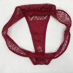 6 Pack Womens Sexy Lace Underwear Ladies Cotton Thongs G-String Knickers Briefs